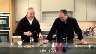 How to make a frappé coffee using an aerolatte milk frother [upl. by Poulter]