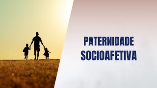 Paternidade socioafetiva [upl. by Mcquade]