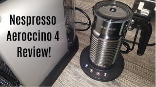 Nespresso Aeroccino 4 Milk Frother Review  Worth upgrading from the Aeroccino 3 [upl. by Eustace]