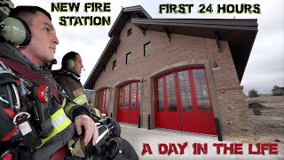 First 24 Hours in a New Fire Station  A Day in the Life [upl. by Pippas432]