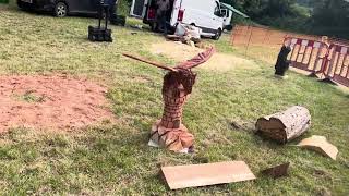 A fabulous range of wooden sculpture at Caerleon festival 2024 [upl. by Snyder630]