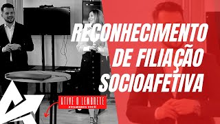 DIREITO DE FAMÍLIA Reconhecimento de filiação socioafetiva [upl. by Nolad970]