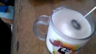 Aerolatte Review Frothing Cold Milk In Under 1 Minute [upl. by Earahc526]