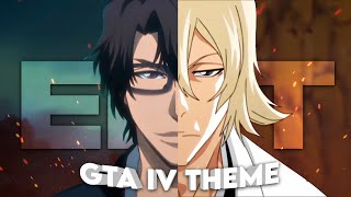 Aizen x Urahara  GTA IV Theme Edit [upl. by Ailisec]